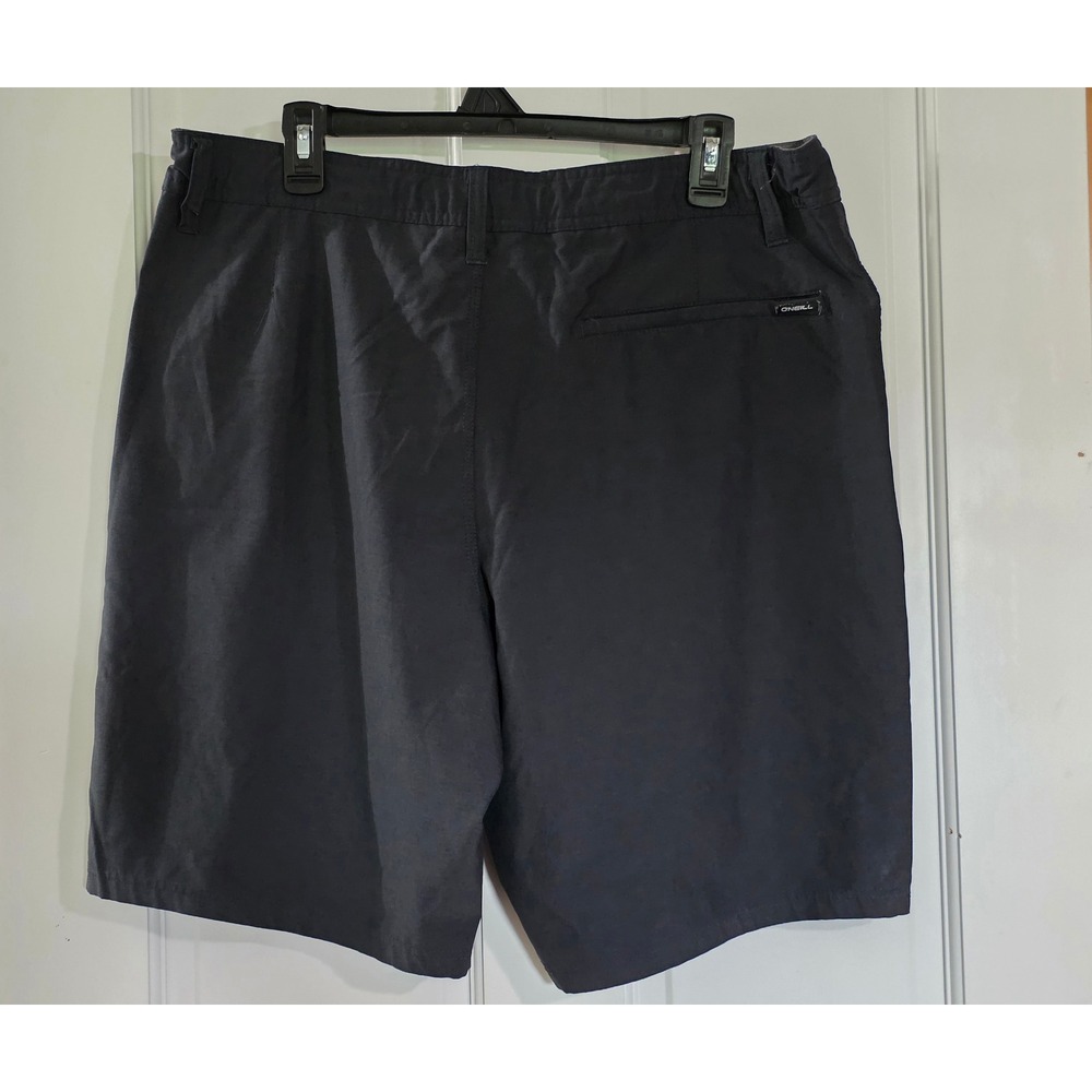 ONeill Hybrid Shorts Mens 36 Dark Gray Stretch Quick Dry Boardshorts Walkshorts - Picture 2 of 7